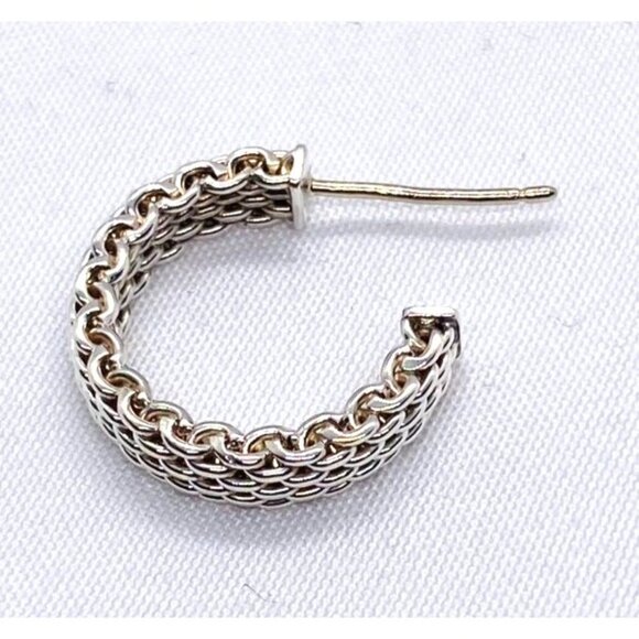 Tiffany & Co Sterling Silver 925 Single Replacement Somerset Hoop